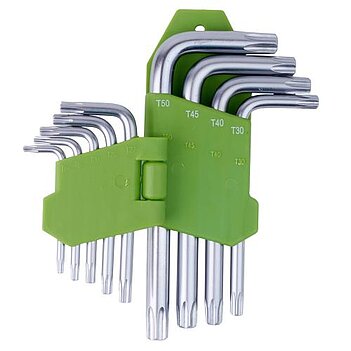 Набор ключей Torx Г-образных Alloid Cr-V 9 шт. (НТ-0912)
