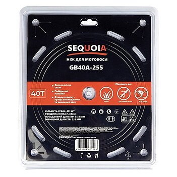 Диск для мотокосы SEQUOIA 255-40-25,4 мм (GB40A-255)