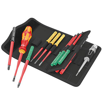 Отвертка со сменными стержнями диэлектрическая WERA Kraftform Kompakt VDE 16 Slim 1 TIE 16 шт. (05006608001) Отвертка со сменными стержнями диэлектрическая WERA Kraftform Kompakt VDE 16 Slim 1 TIE 16 шт. (05006608001)