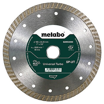 Диск алмазный турбо Metabo TS SP-UT Turbo 180x22,23 мм (628553000) Диск алмазный турбо Metabo TS SP-UT Turbo 180x22,23 мм (628553000)