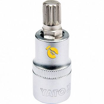 Головка торцевая с битой Spline Yato 1/2" M10 (YT-04343)