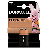Батарейка DURACELL 9V 6LR61 MN1604 5006014/5014437/5015741 1 шт. (44109)
