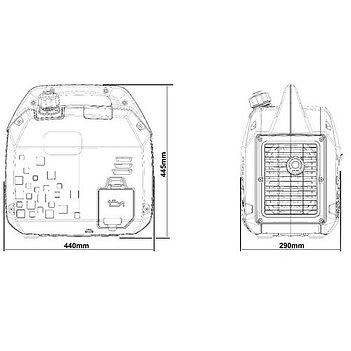Генератор инверторный бензиновый GENERGY TURBO 2000I RC (240091090)