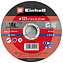 Круг отрезной по металлу Einhell 125x1,0x22,23 мм 10 шт. (711945)