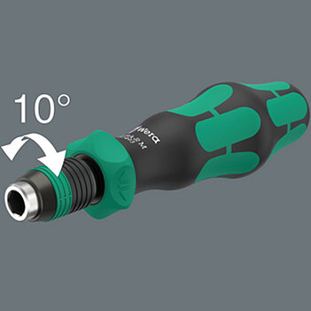 Викрутка з набором біт WERA Kraftform Kompakt 838 RA-R M Set Imperial 1 15 шт. (05051066001)