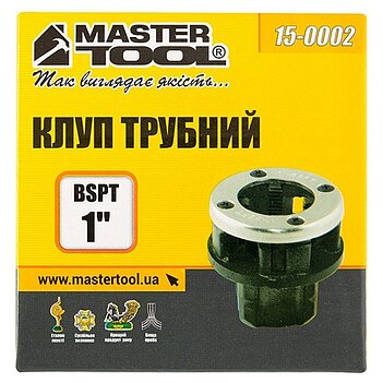 Плашка трубная цилиндрическая MASTERTOOL 1" (15-0002)