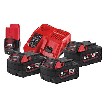 Аккумулятор Li-Ion Milwaukee M18 NRG-503 12,0/18,0В 4 шт. + зарядное устройство (4933451423)