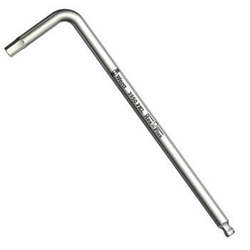 Ключ шестигранный Г-образный с шаром WERA 3950 PKL 3,0 мм нержавеющая сталь (05022703001)