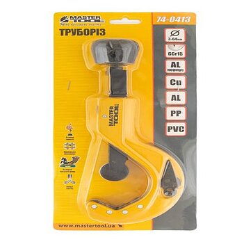 Труборіз механічний роликовий MASTERTOOL (74-0413)