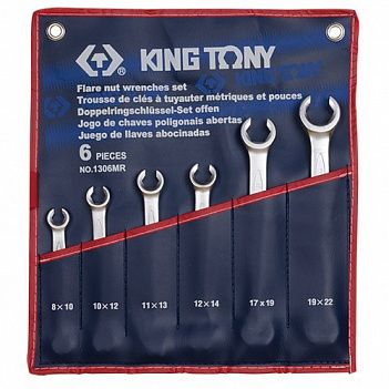 Набор ключей разрезных King Tony 6ед (1306MR)