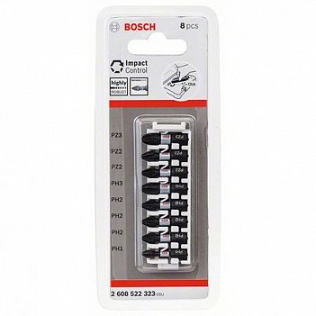 Набор бит Bosch Impact Control 1/4" 8шт. (2608522323)