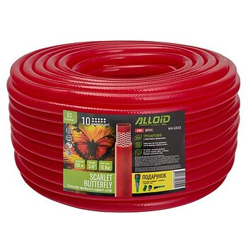 Шланг поливочный Alloid Scarlet Butterfly 3/4" 50 м (WH-67673)