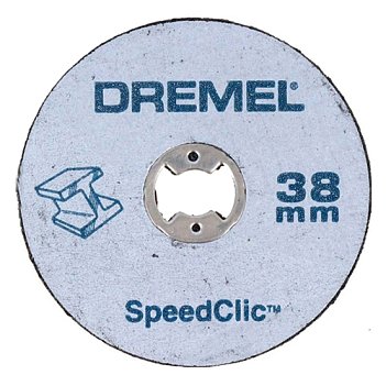 Диск отрезной по металлу Dremel 38 мм + держатель (2615S406JC)