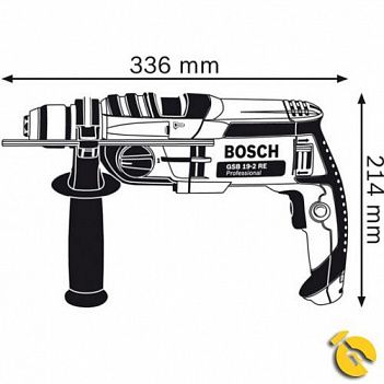 Дриль ударний Bosch GSB 19-2 RE (060117B500)