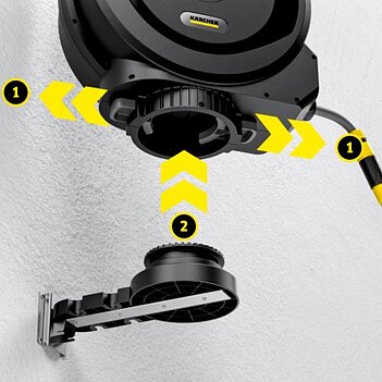 Катушка со шлангом автоматическая Karcher HBX 5.35 Automatic 35м+1,5м (2.645-381.0)