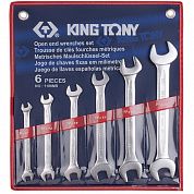 Набір ключів ріжкових King Tony 6 шт (1106MR)