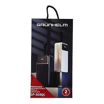 Пoвepбaнк Grunhelm GP-30WQC 30000 mAh (137532)