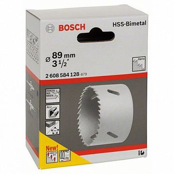 Коронка по металлу и дереву Bosch HSS-Bimetal 89 мм (2608584128)