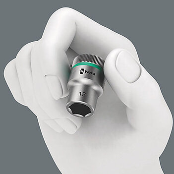 Набір головок 6-гранних WERA C 4 Zyklop 1/2" 9 шт. (05005460001)
