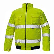 Куртка утеплена сигнальна CERVA CLOVELLY 2в1 жовта розмір XL (Clovelly-JCT-YEL-XL)