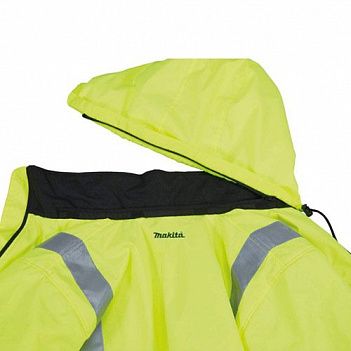 Куртка акумуляторна з підігрівом Makita розмір XL (DCJ206ZXL) - без акумулятора та зарядного пристрою