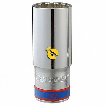 Головка торцевая 12-гранная удлиненная King Tony 1/2" 24 мм (423024M) Головка торцевая 12-гранная удлиненная King Tony 1/2" 24 мм (423024M)