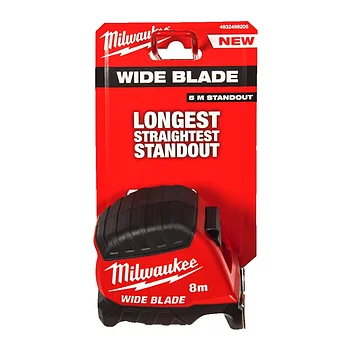 Рулетка Milwaukee WIDE BLADE 8 м (4932499205)