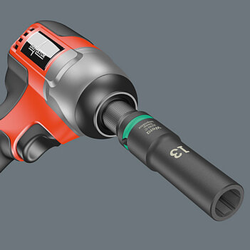 Головка торцева 6-гранна ударна подовжена WERA 8790 C Impaktor Deep 1/2" 19 мм (05004836001)
