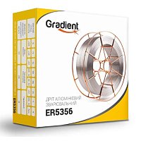 Проволока сварочная алюминиевая Gradient ER5356 AlMg5 1,0мм 7,0кг (GWA5170)