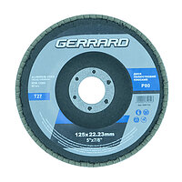Круг пелюстковий шліфувальний Gerrard 125мм х P80 (131954)
