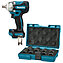Гайковерт ударний акумуляторний Makita + набір головок ударних 9 шт. (SET-DTW301Z-1125) - без акумулятора та зарядного пристрою