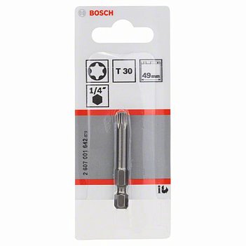 Бита Torx Bosch 1/4" T30 Extra Hart 1 шт (2607001642)