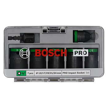 Набір головок 6-гранних ударних Bosch PRO Standart 1/2" 7 шт. (2608003032)
