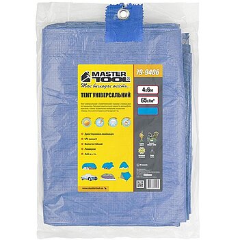 Тент MASTERTOOL 4 х 6 м (79-9406)