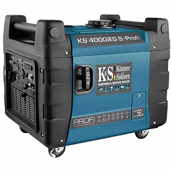 Генератор инверторный бензиновый газовый Könner & Söhnen KS 4000iEG SPROFI (KS4000iEGSPROFI)