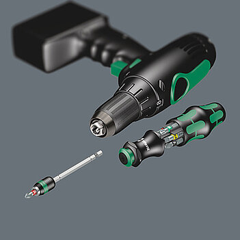 Викрутка з набором біт WERA Kraftform Kompakt 20 Tool Finder 1 7 шт. (05051016001)