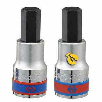 Головка торцевая с битой Hex King Tony 1/2" 14мм (402514)