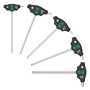 Набір викруток WERA 454/5 HF SHK Set 1 7 шт. з фіксувальною функцією (05136070001)
