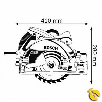 Пила дискова Bosch GKS 85 (060157A000)