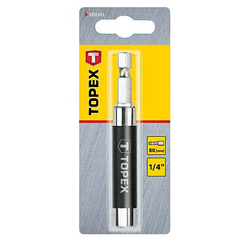 Держатель бит магнитный TOPEX 1/4" х 1/4" (39D341)