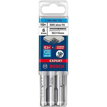 Бур по бетону Bosch SDS-Plus-7Х 6x50x115 мм 10 шт. (2608900159)