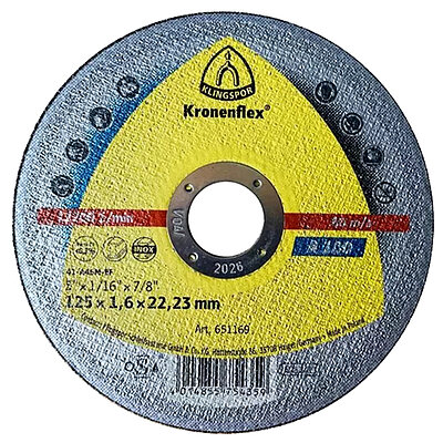 Круг отрезной по металлу Klingspor Extra Kronenflex А 100 125x1