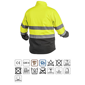 Куртка робоча сигнальна Hoegert EXTER розмір XXL/56 (HT5K335-2XL)