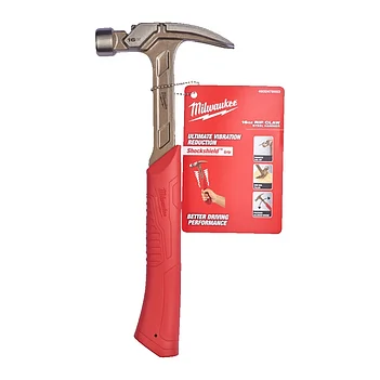 Молоток столярный с гвоздодером Milwaukee 450 г (4932478653)