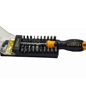 Аккумуляторный ударный шуруповерт Stanley Multibit + отвертка-набор Multibit (SCI12S2+STHT0-70885)