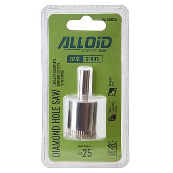 Коронка по кераміці Alloid Base CS45 25 мм (GS-50025)