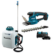 Опрыскиватель аккумуляторный Makita LXT 10,0 л + кусторез аккумуляторный (SET-DUS108Z-0525)