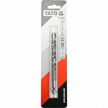 Сверло по металлу Yato HSS6542 8,5x117мм 1шт (YT-44877)