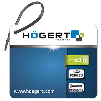 Молоток столярний Hoegert 450 г (HT3B034)