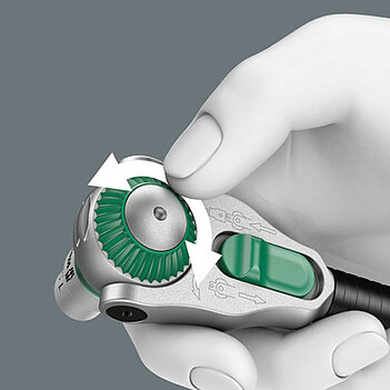 Тріскачка з шарніром WERA Zyklop Speed 8000 C Sb 1/2" 72 зубці (05073262001)